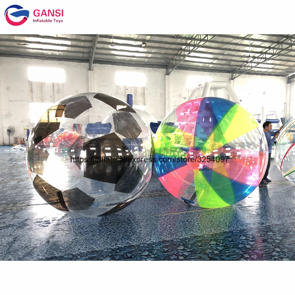 Wear-Resistant 1.00Mm PVC Inflatable Water Walking Ball,2M Diameter Inflatable Dance Ball Walking On Pool