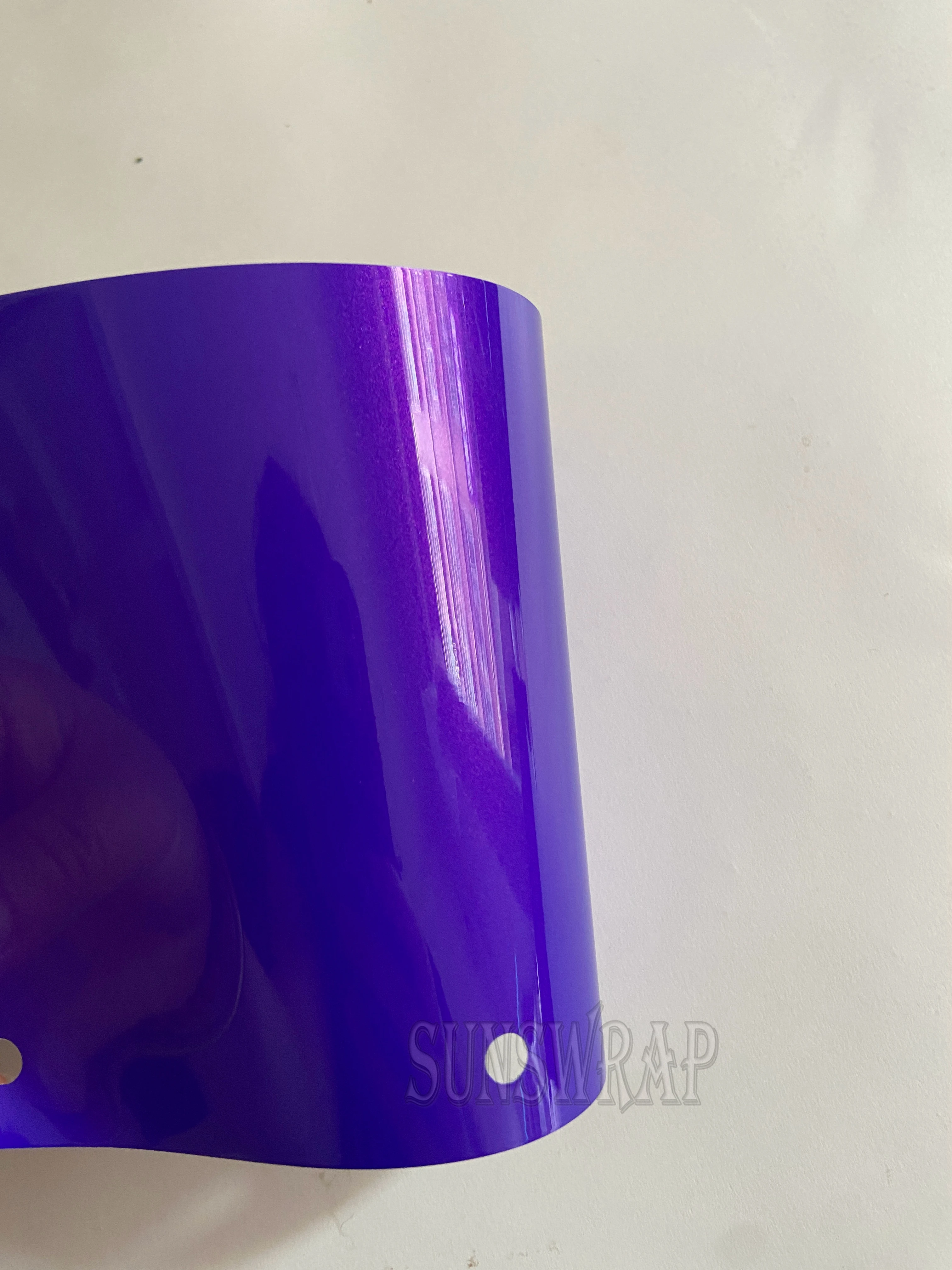 Premium PET HD High Gloss purple Vinyl Wrapping Film Vehicle Car Stickers 5x59ft/roll With PET Liner