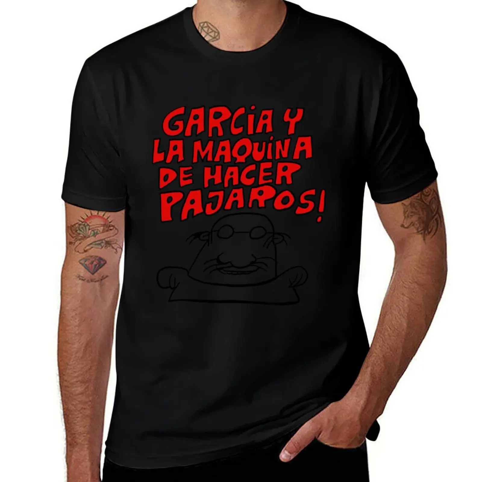 

Charly García y la Maquina de Hacer Pajaros! T-Shirt Work Wear Breathable Tee