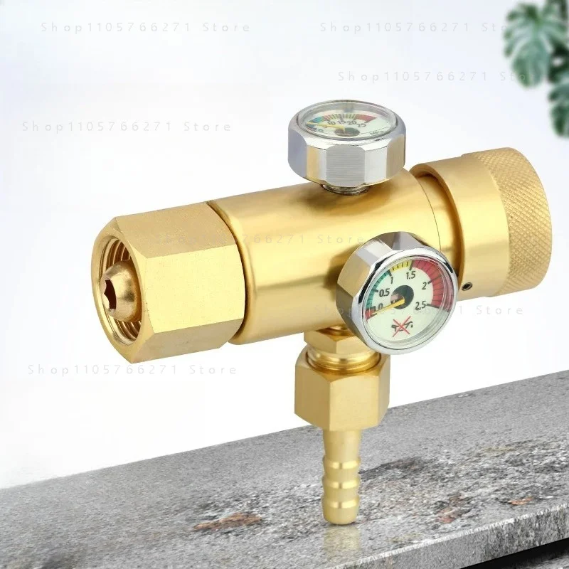 Oxygen meter Pressure reducer All copper pressure reducing valve Pressure gauge Propane acetylene meter Energy saving meter