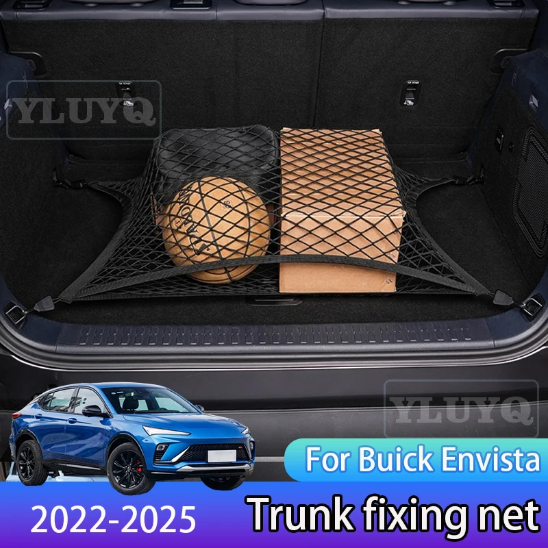 For Buick Envista trunk net double-layer nylon luggage storage net anti-slip fixation 2022-2025 car interior accessories
