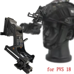 Tactical Metal Night Vision Goggles NVG Mount fits Fast Mich M88 Helmet  Base Adapter for Hunting Monocular PVS18 Night Scope