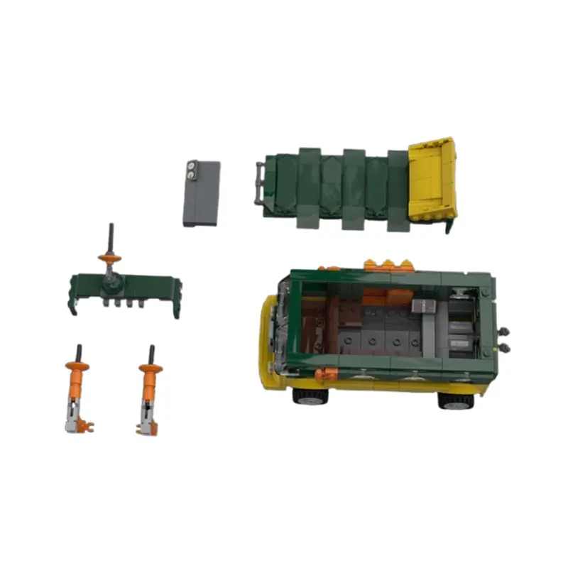 Spot Small Particle Assembled Building Blocks MOC-124936 442pcs Car Construction Toy Stereoscopic Model Gift Puzzle Ornament