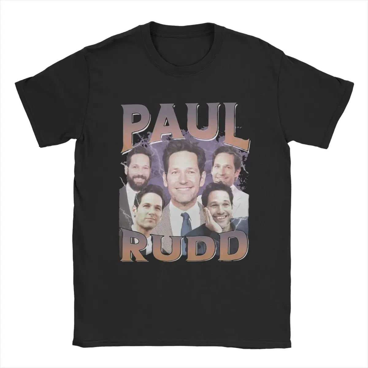 Paul Rudd Vintage 90s Style T Shirt for Men Cotton Vintage T-Shirt O Neck Tee Shirt Short Sleeve Tops Unique