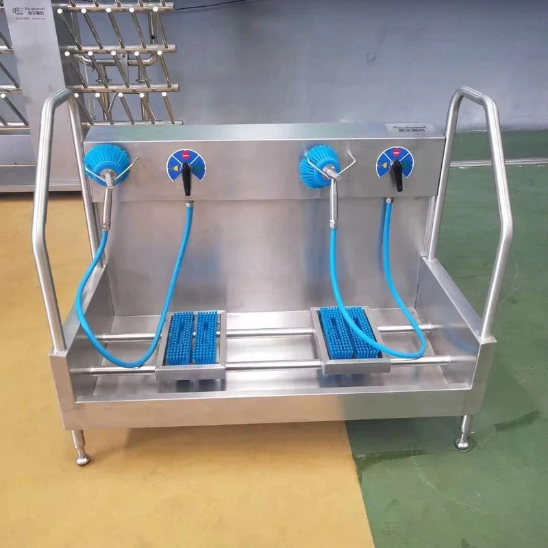 

Оборудование для дезинфекции и чистки обуви для персонала станций безопасности