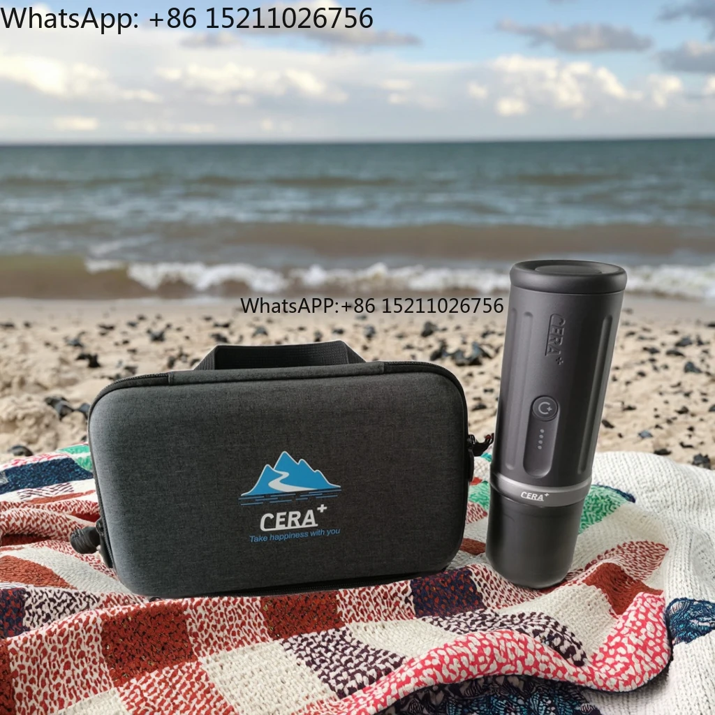 2-in-1 Portable USB Wireless Espresso Coffee Maker Brew System Hot/Cold Brewing Easy-Cleaning Spanish Operable for Hotels RVs