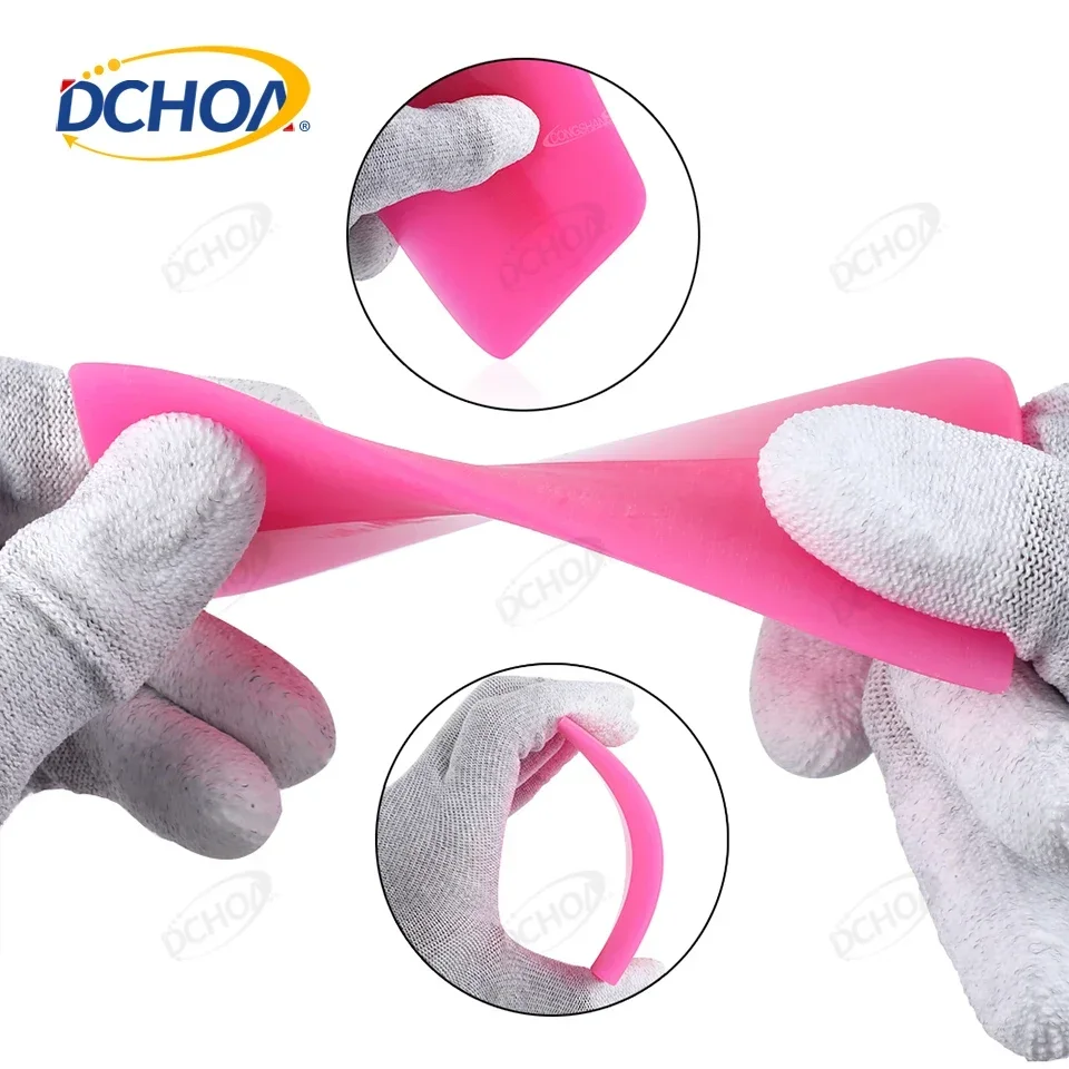 DCHOA Soft Rubber Squeegee for PPF Window Tint Vinyl Wrap Film Installation Water Removal Car Cleaning Tool