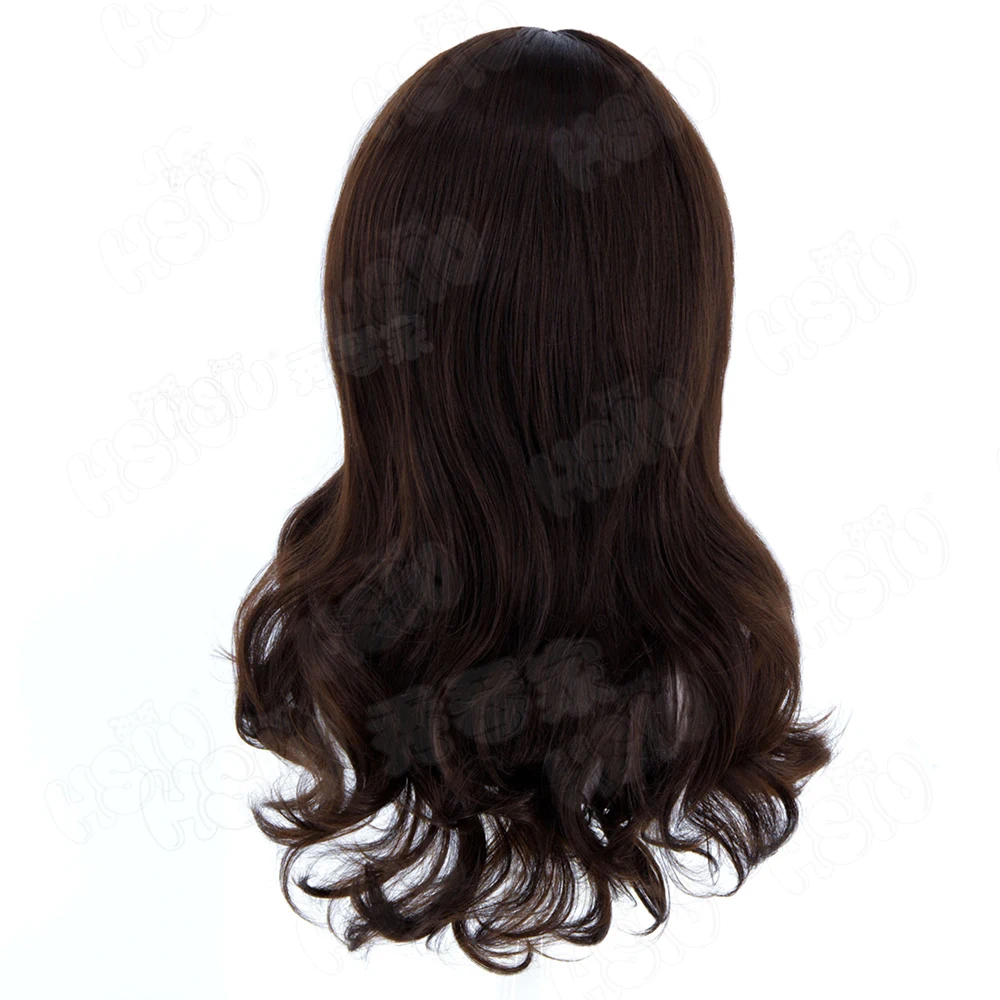 ماكس شعر مستعار تأثيري 50 سنتيمتر البني الذهب الشعر الطويل شعر مستعار اصطناعي + غطاء شعر مستعار حفلة الهالوين شعر مستعار كارولين شعر مستعار تأثيري