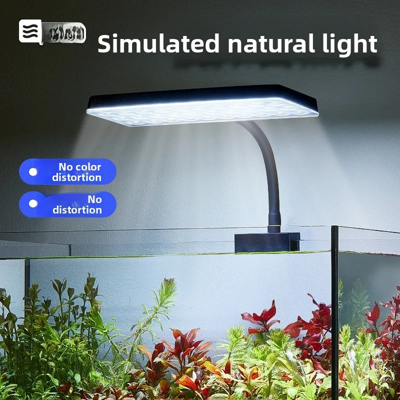 

Светодиодный светильник для аквариума Yee, полный спектр, клипса с усилителем, декоративное освещение, небольшой лак, дополнительный светильник