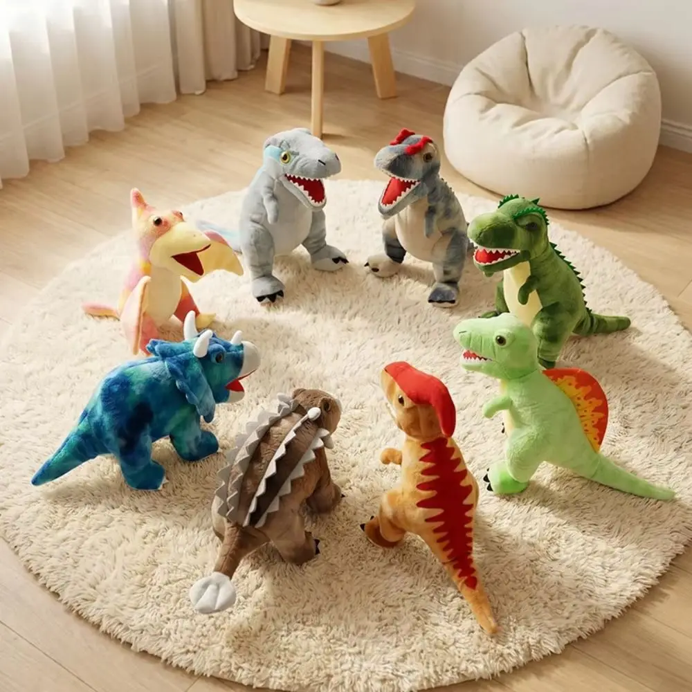 

Dilophosaurus Jurassic Dinosaur Plush Toys Velociraptor Ankylosaurus Dinosaur Theme Plush Toys Appease Soft