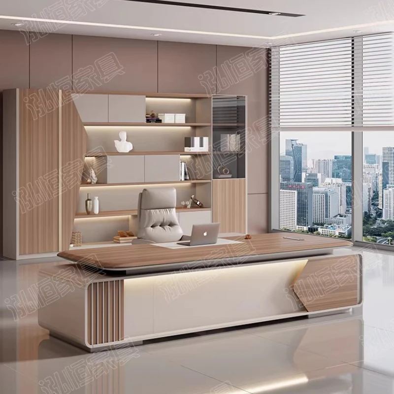 premium feel President and Chairman office table Computer desk Room desks furniture room offices Motion desk workstations