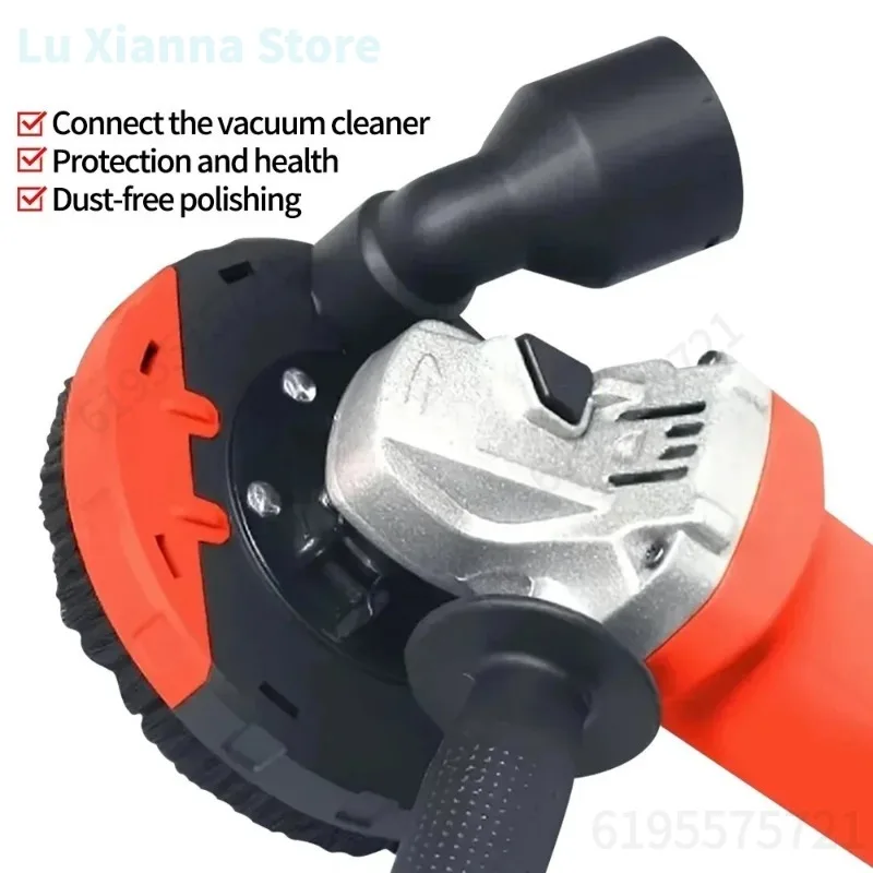 Meuleuse d'angle couvercle anti-poussière carénage meuleuse d'angle Surface meulage coupe poussière carénage béton pierre poussière collecte couverture