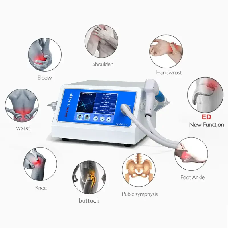 Professional Pneumatics Shock Wave Device Body Massager Leg Knee Pain Therapy Physiotherapy Shock Wave For Relax Treatment