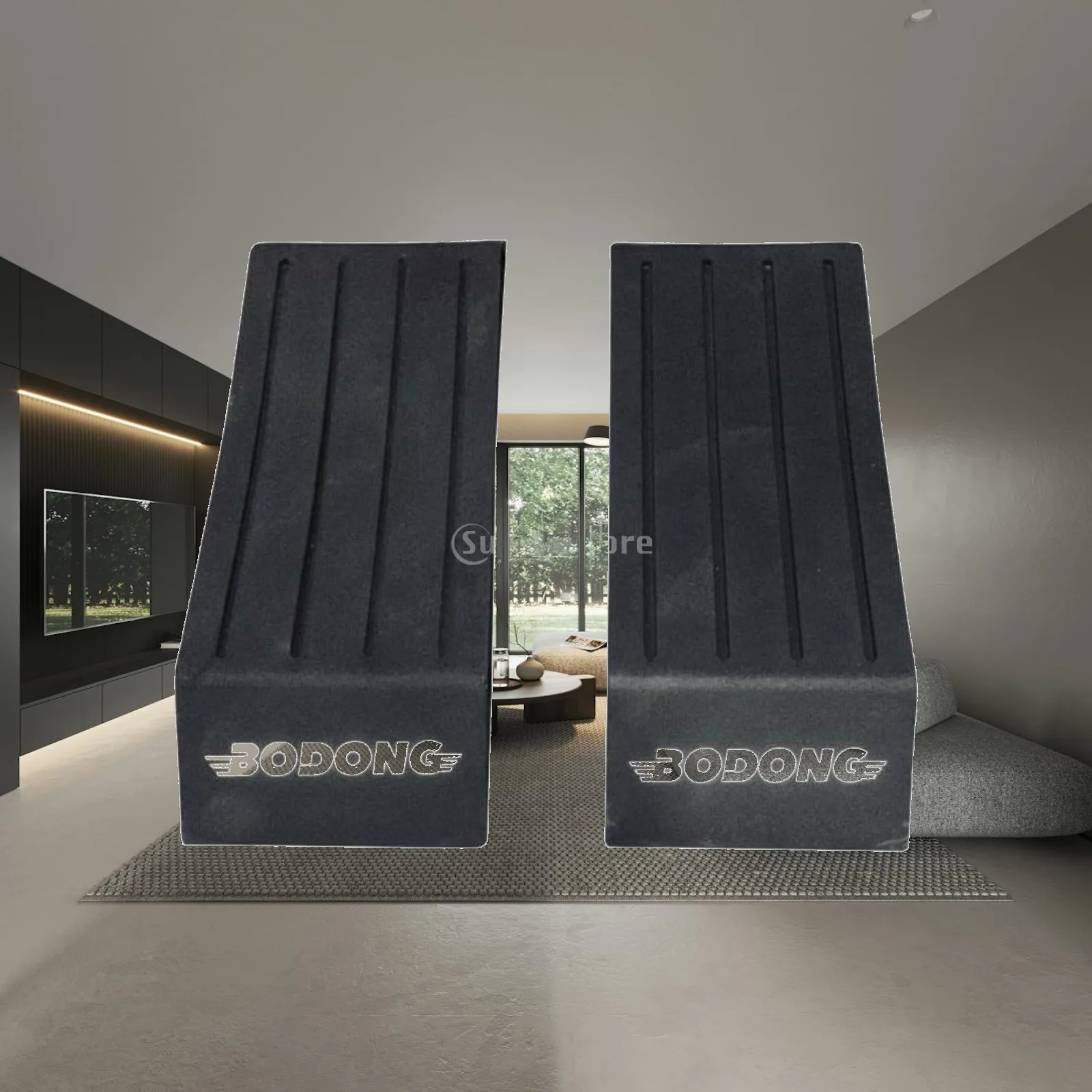 Curved Rubber Barbell Ramp Pad for Deadlift Bar Protection Easy Weight Plate Slide Home Gym Strength Tool