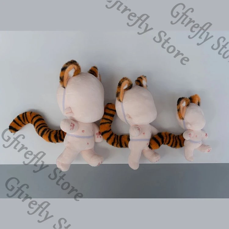 

Anime Cotton Moppet Headwear Little Tiger Ear Tail Set Clothes Cosplay Props Maumet Role-playing Costume Manga Merchandise