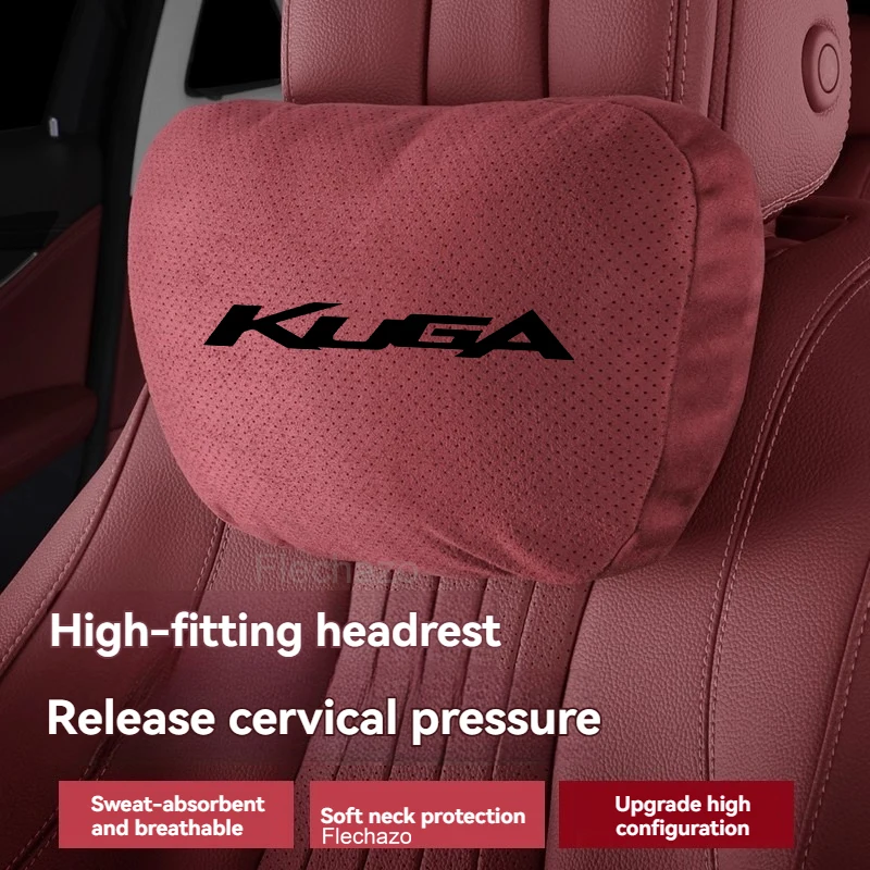 

Car Headrest Neck Pillow Support Seat / Maybach Design S Class Soft For Ford Kuga Fusion Edge with logo car accessories