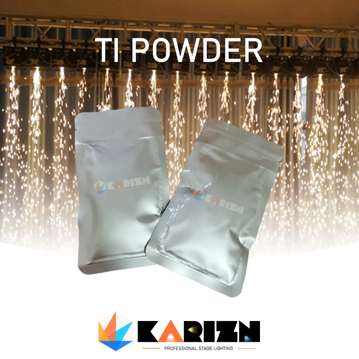 Pure Titanium Ti Powder Indoor Outdoor Use Cold Sparkular Machine Consumable Stage Pyro Powder Birthday DJ Bar Stage Firework