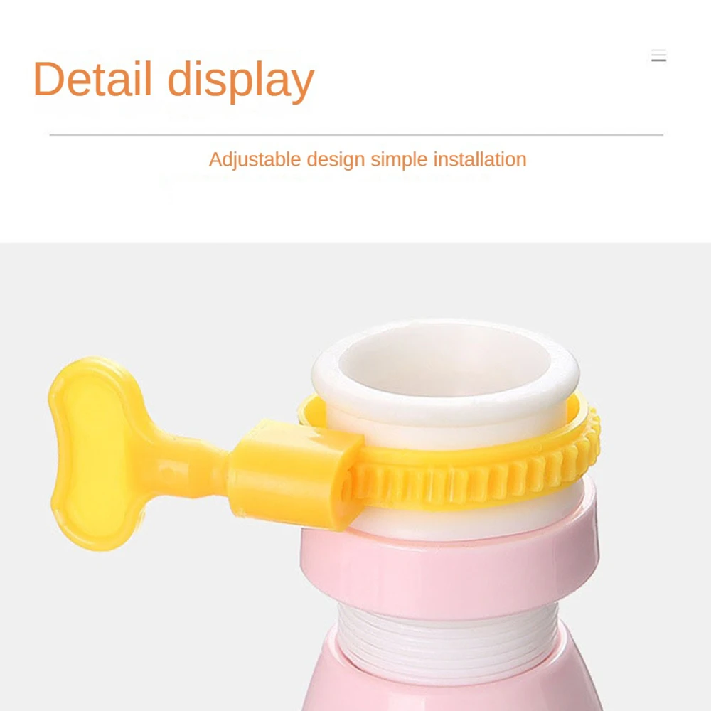 1/2/4PCS General Anti Splash Nozzle +tpr+ps 58 Grams Scalable Adjustable Tightness Waterproof Splash Buckle Design Kitchen