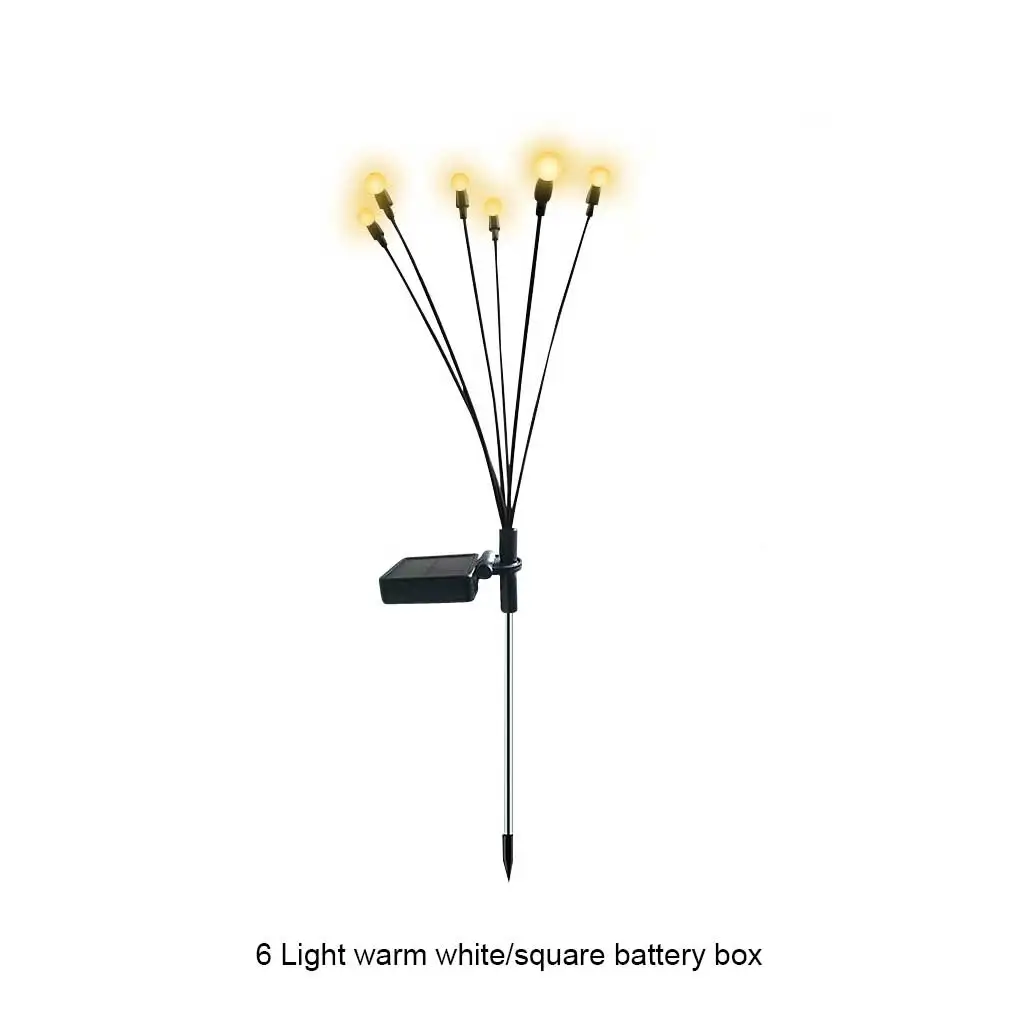 Solar-powered Ground Light Portable IP65 Waterproof Flexible Rainproof Anti-corrosive Anti-rust Decorative Lamp Type 1