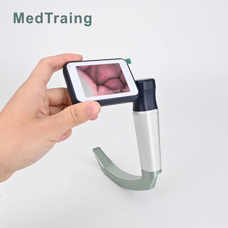 Medical Protable Handle Visual Laryngoscope Endoscope Camera for ENT Inspection and Surgery also Teaching