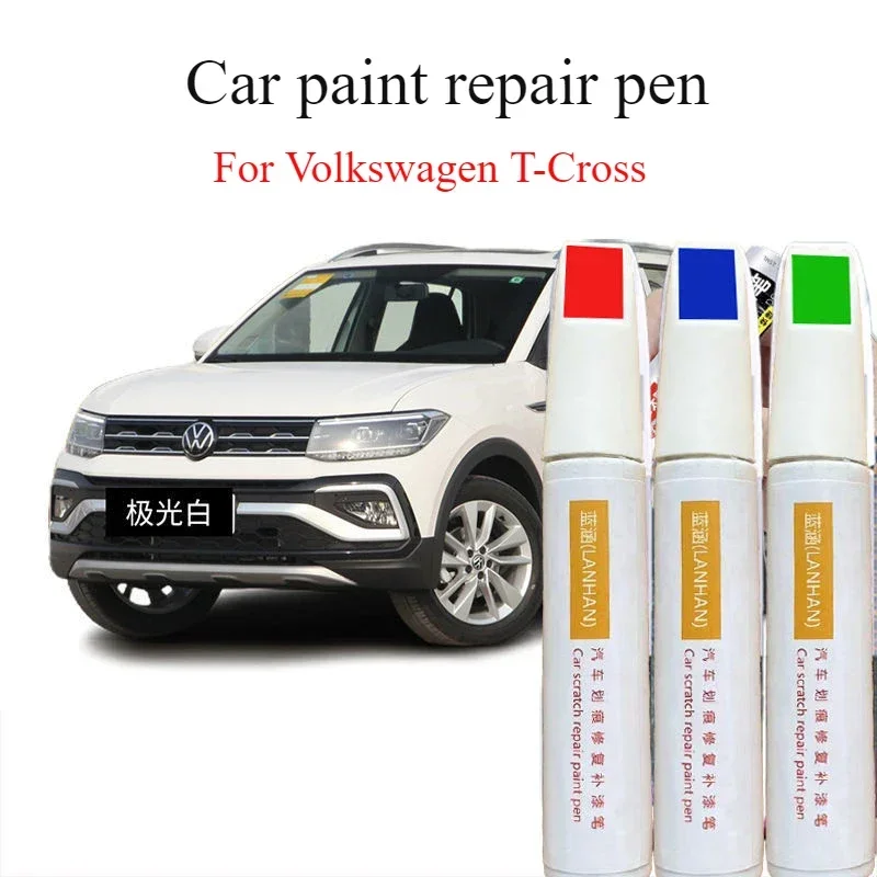 For Volkswagen T-Cross Refinish Pen Aurora White Star Grey Car Scratch  Artifact Vitality Gold Spot Pen