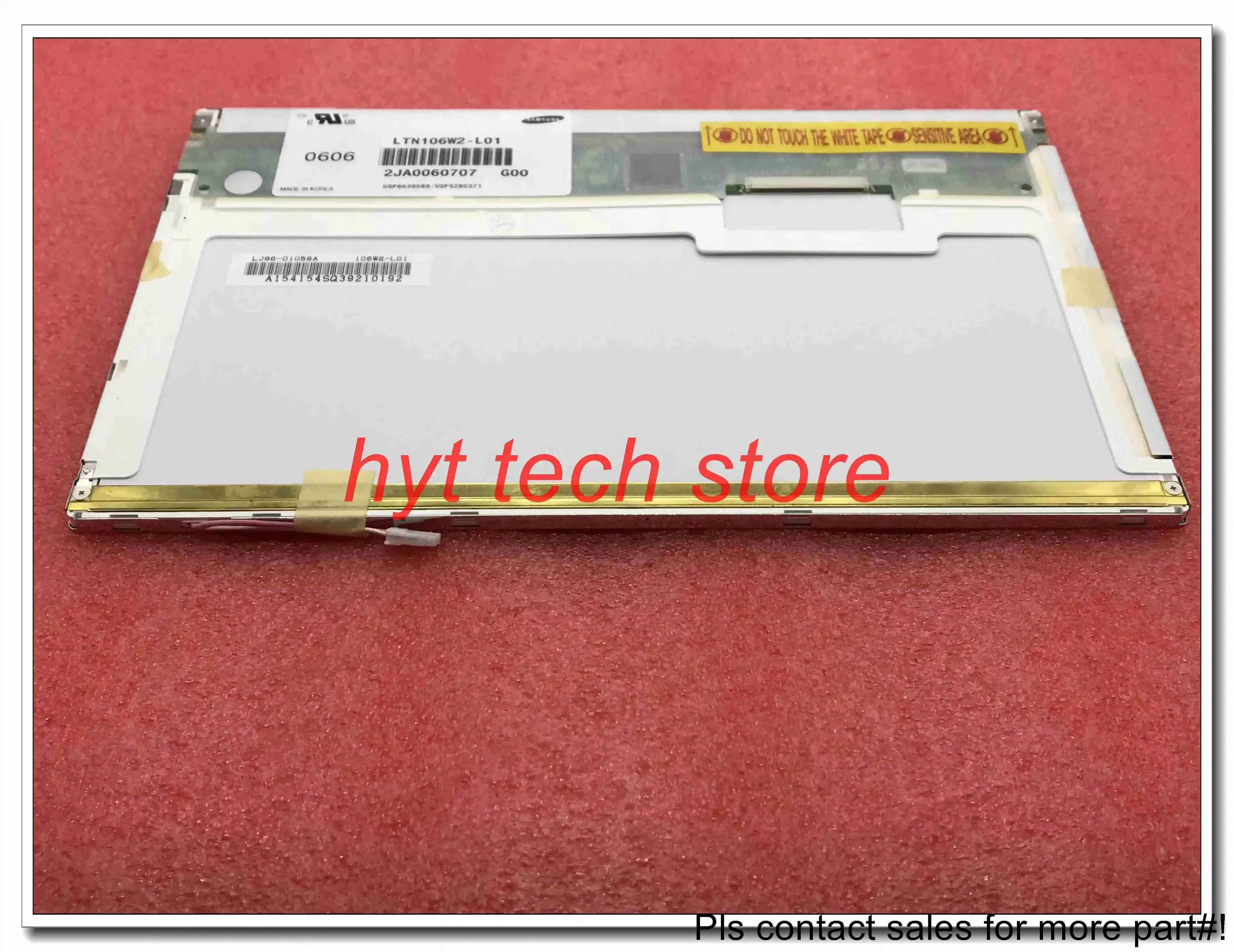 

Original LTN106W2-L01 10.6 inch LCD Panel 1280*768 100% tested A+ Grade before shipment