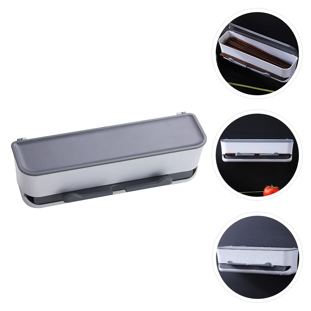 

Кронштейн для палочек для еды, кухонная корзина, клетка, столовое серебро, настенный держатель для посуды