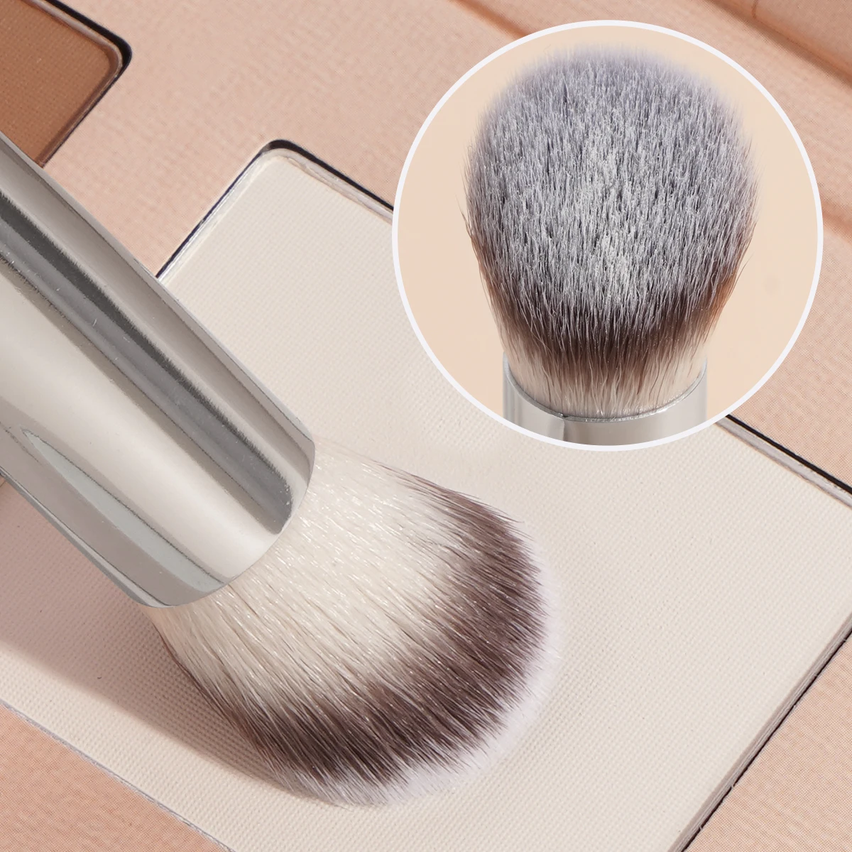 Maange-角度付きメイクブラシ,コンシーラー,小さなファンデーション,フェイスブレンド,柔らかい毛,精密ツール