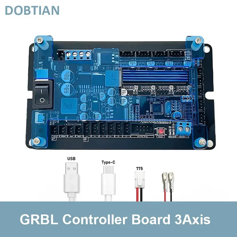 grbl controller control board para cnc laser gravador 3axis stepper motor suporte offline duplo eixo y usb driver board 01