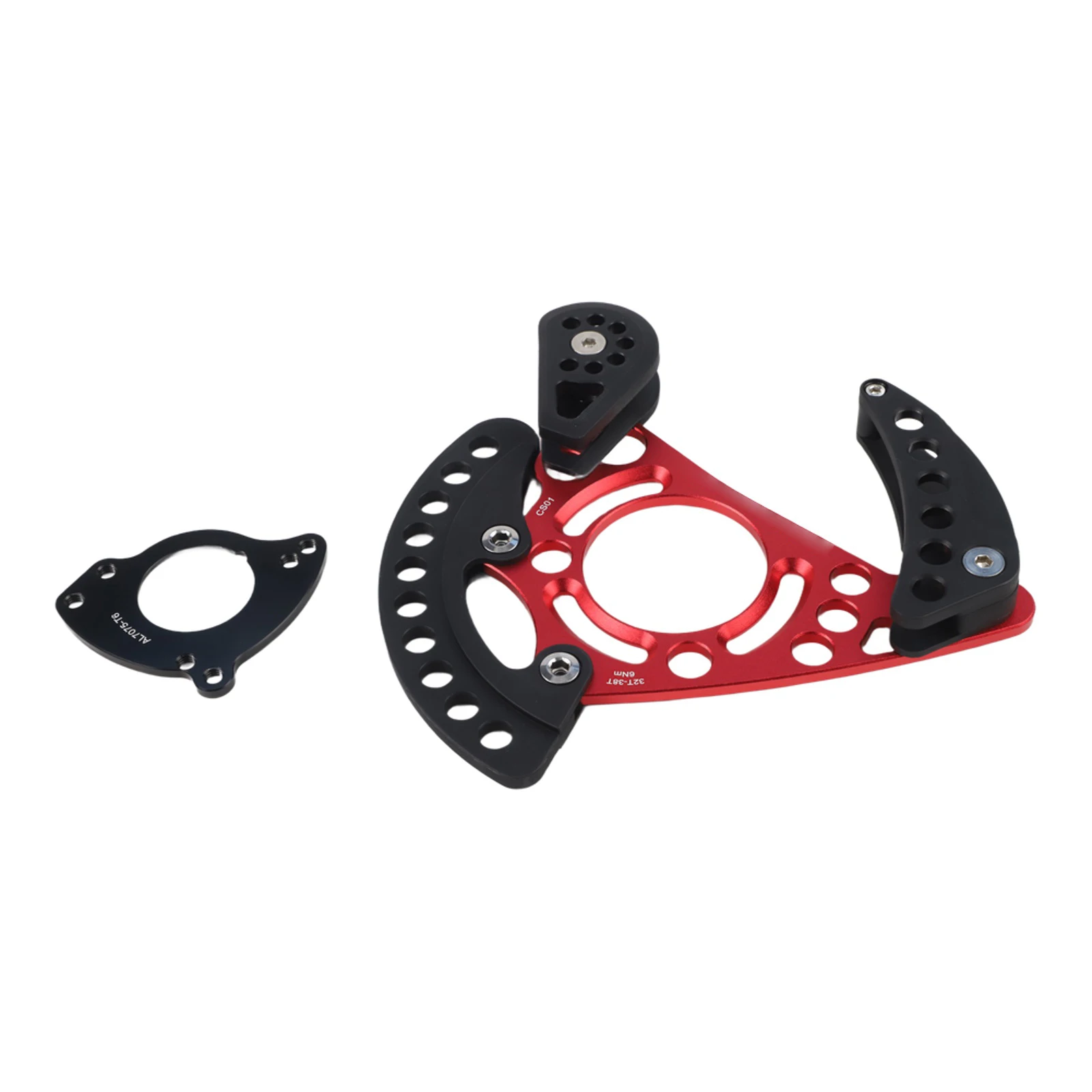 Single Disc Chain Guide Chain Protector for Mountain Bikes with 32T 38T Chainring Support Fits For ISCG03 ISCG05 Bottom Bracket