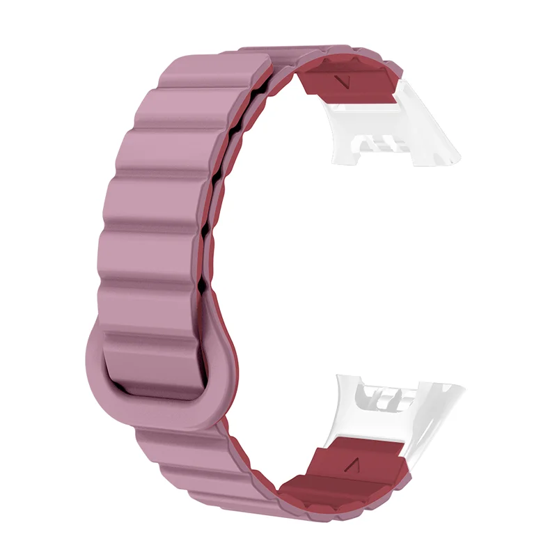 

Magnetic Watch Strap For XIaomi Mi Smart Watch Band 7 Pro Soft Silicone Quick Release Lightweight Skin-friendly For Men Women