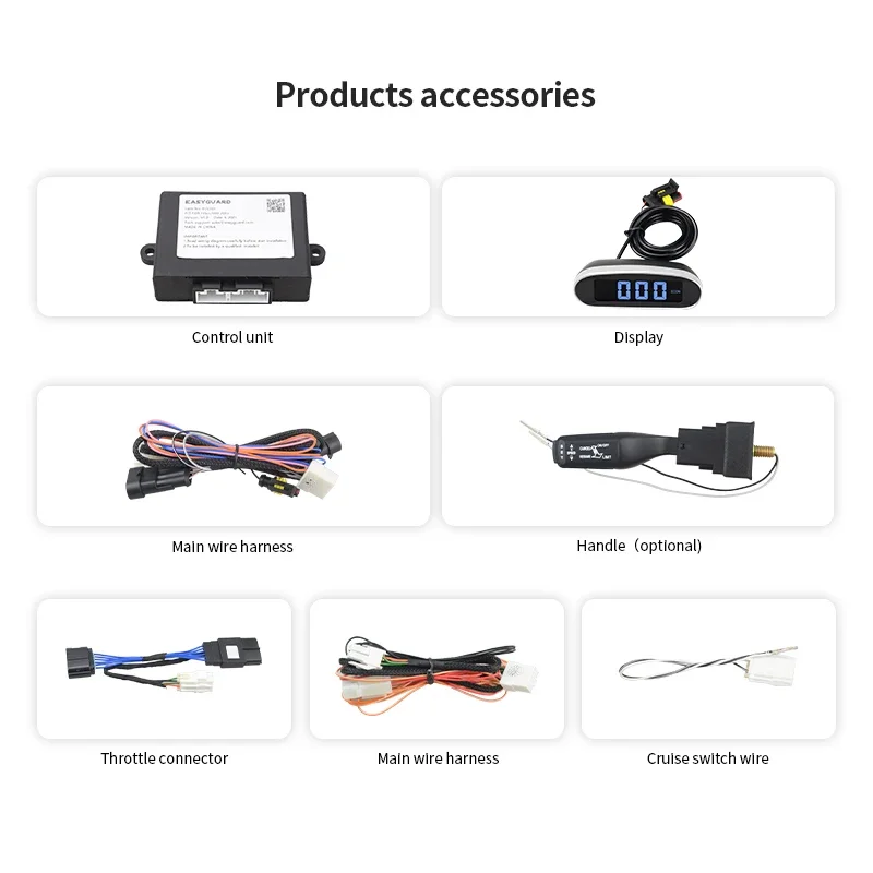 Sistema di controllo della velocità EASYGUARD ECC-SU-DC-D3 per sistema di controllo della velocità Suzuki Alivio/Sangyue/XL7