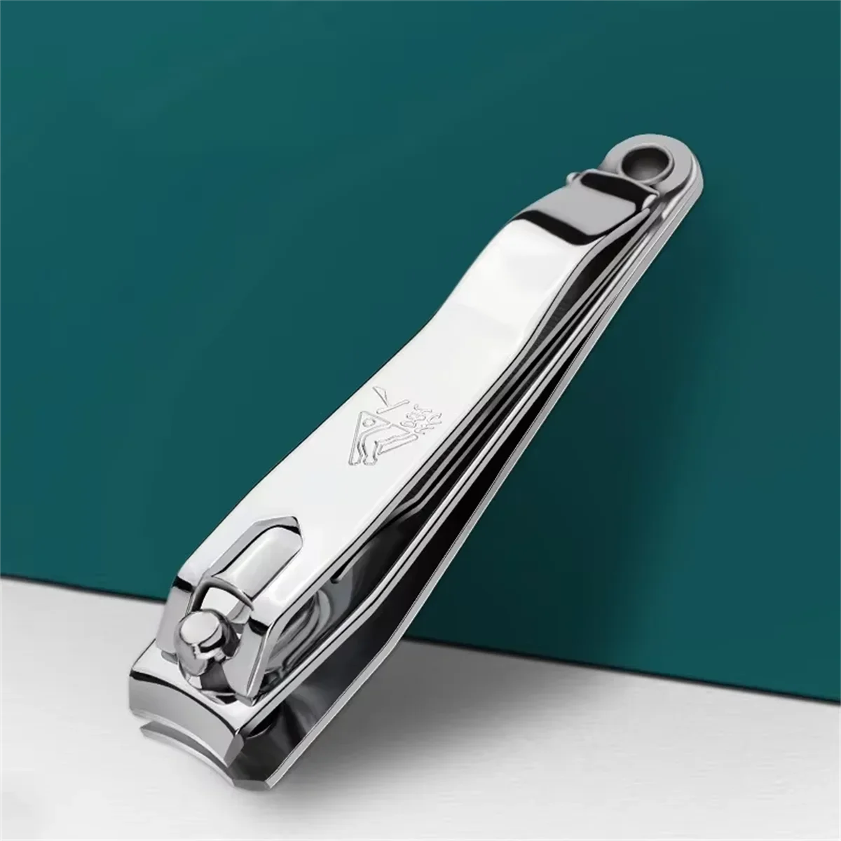 Nail Clippers Stainless Steel Sharpest Nail Cutter Duty Curved Edge for Adult Men Women Swing Out Nail Cleaner/File