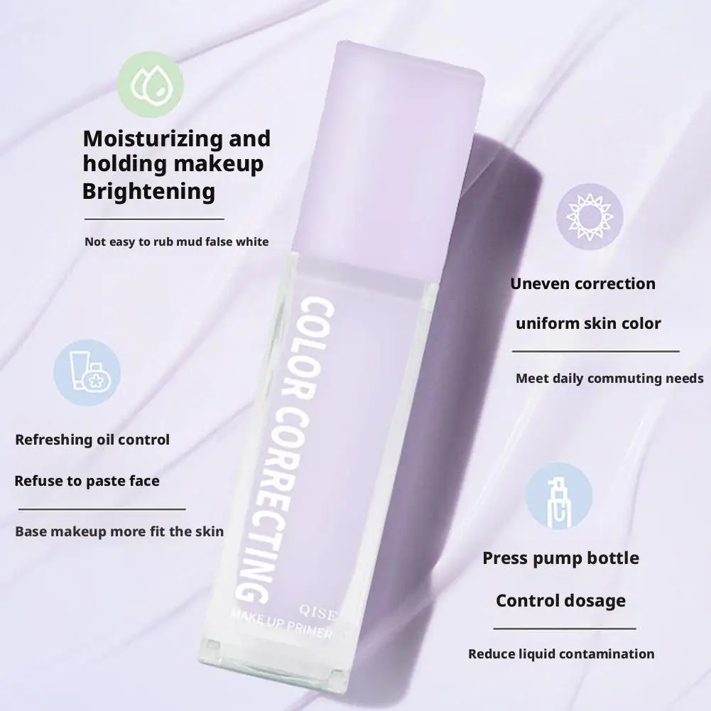 Brightening Makeup Primer Isolation Moisturizing Waterproof Base Concealer Pores Sun Screen Liquid Foundation Facial Makeup