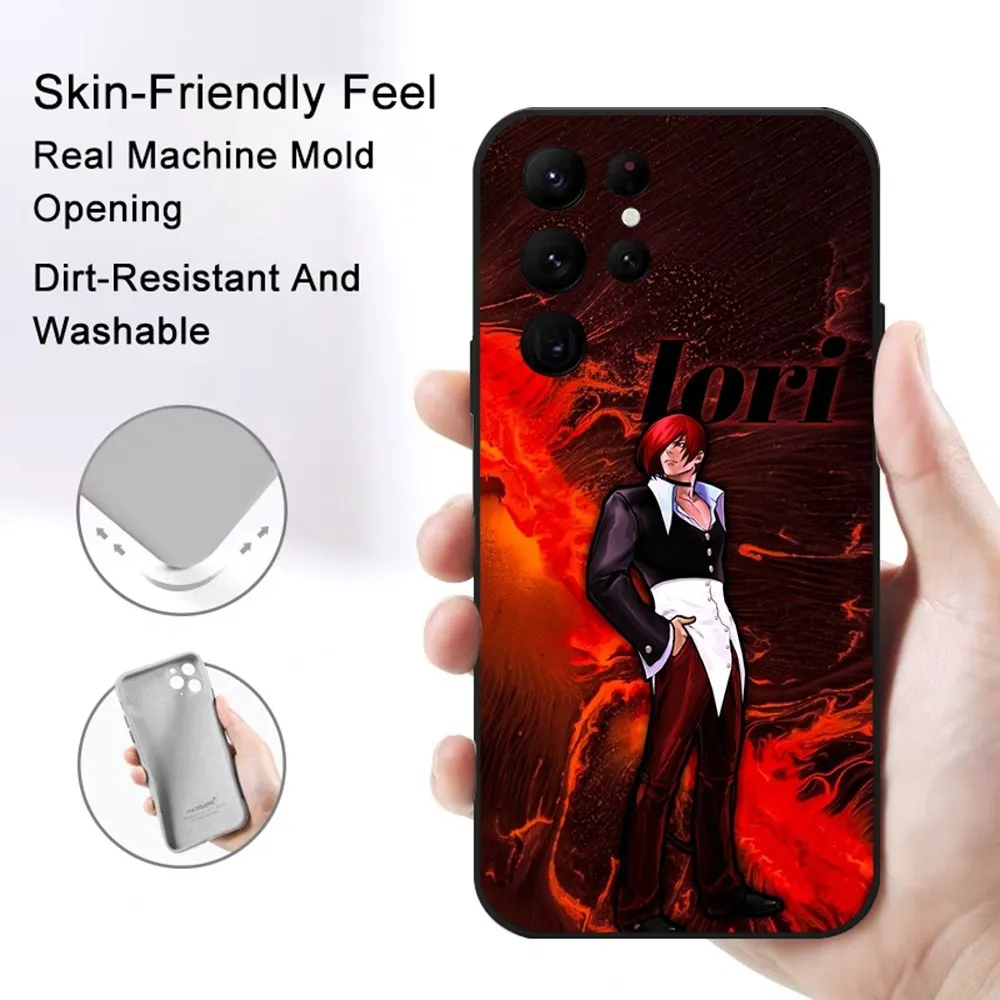 K-King Of Fighters L-Lori Yagami Phone Case Samsung S series s20 s21 s22 s23 s24 FE Plus Ultra TPU Soft to Skin-friendly case