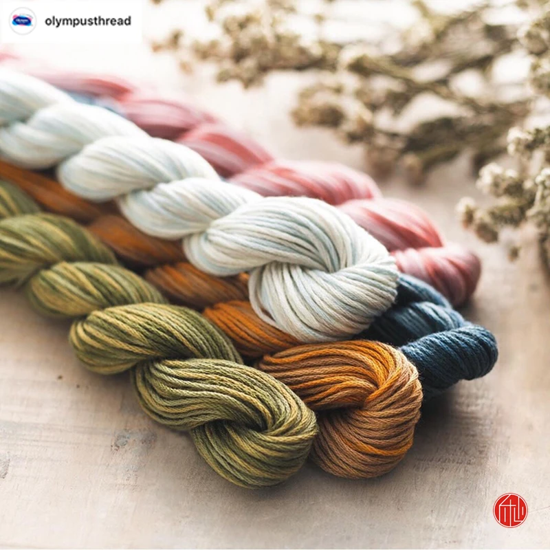 

Olympus New Product, Pure Cotton 6 Strands Multi-color, Japanese Embroidery Handmade