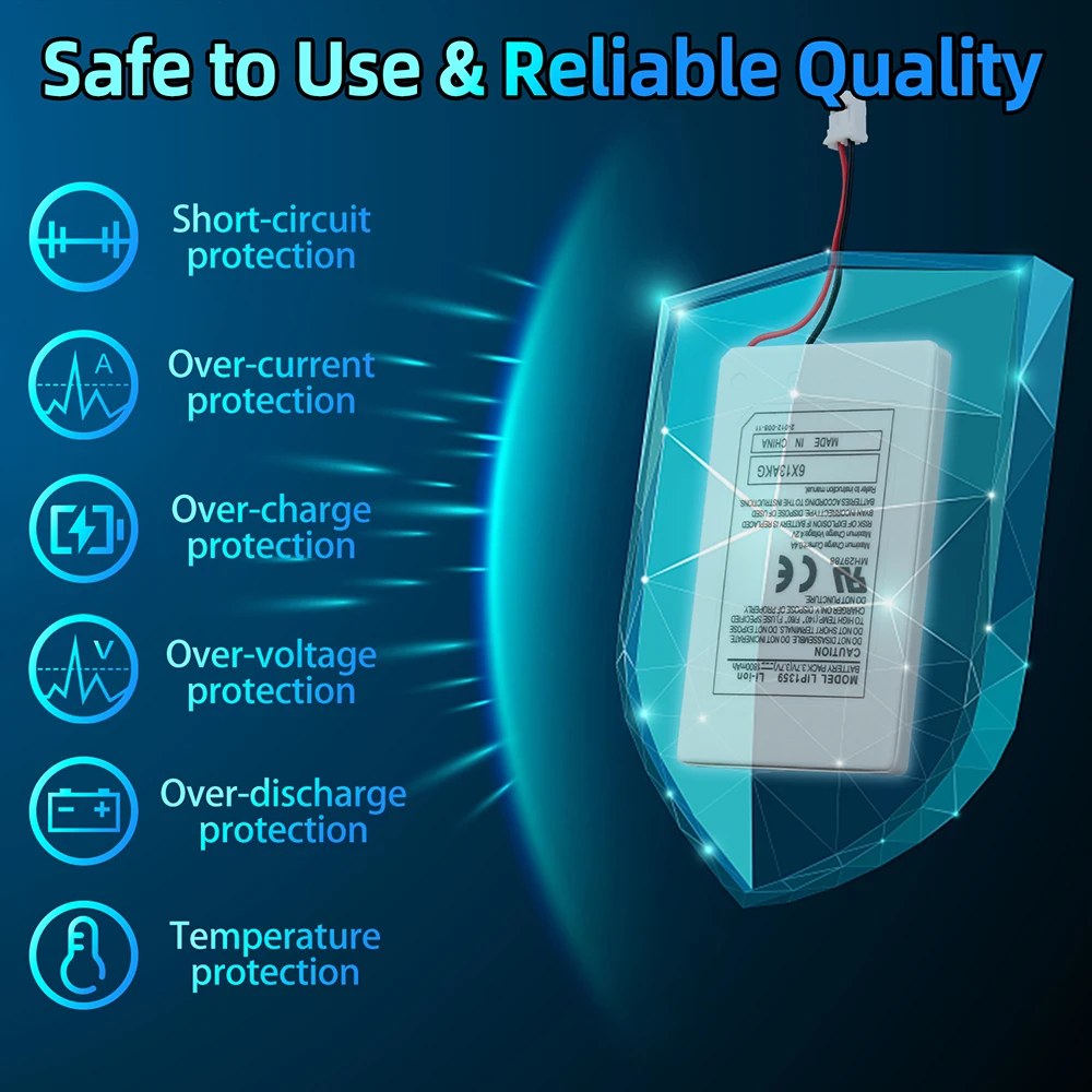 أوستنت بطارية ليثيوم قابلة للشحن ، استبدال لسوني PS3 ، بلاي ستيشن 3 ، وحدة تحكم لاسلكية ، 3.7 فولت ، 1800mAh ، LIP1359 ، 2 قطعة ، 4 قطعة ، 10 قطعة