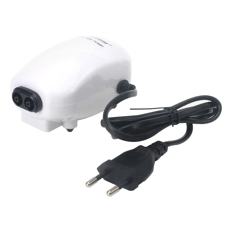 

High Quality 3W Fish Tank Oxygen Pump Silent Oxygen Supply Oxygen Machine Fish Box Small Double Hole Aerator Aquarium Supplies