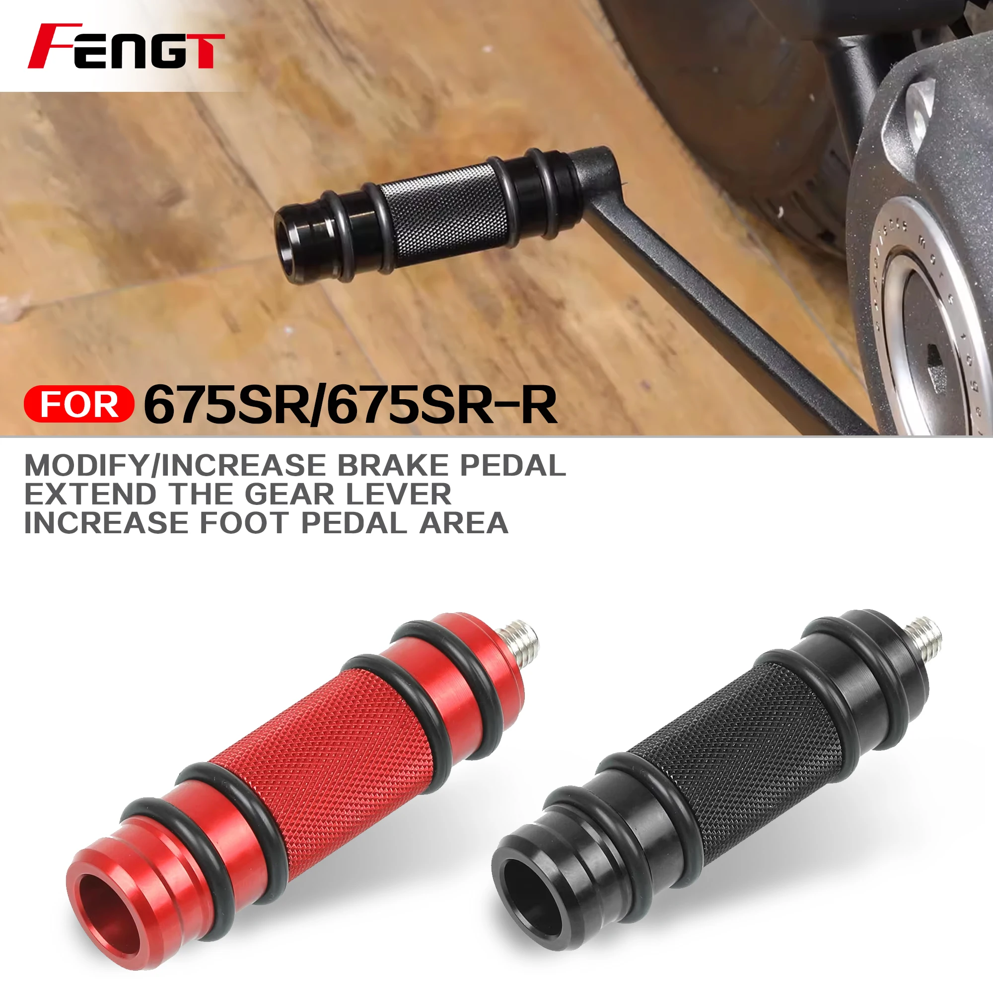Für cfmoto 675sr-r 650nk motorrad rutsch feste Bremspedal verbreiter ung und Schalthebel pedal 675SR 675 SR SR675 R 2025