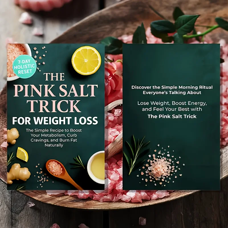 Livro de plano de dieta de sal rosa de 28 dias e livro de receitas para queima de gordura Metabolismo Boost Craving Control Gerenciamento de peso saudável