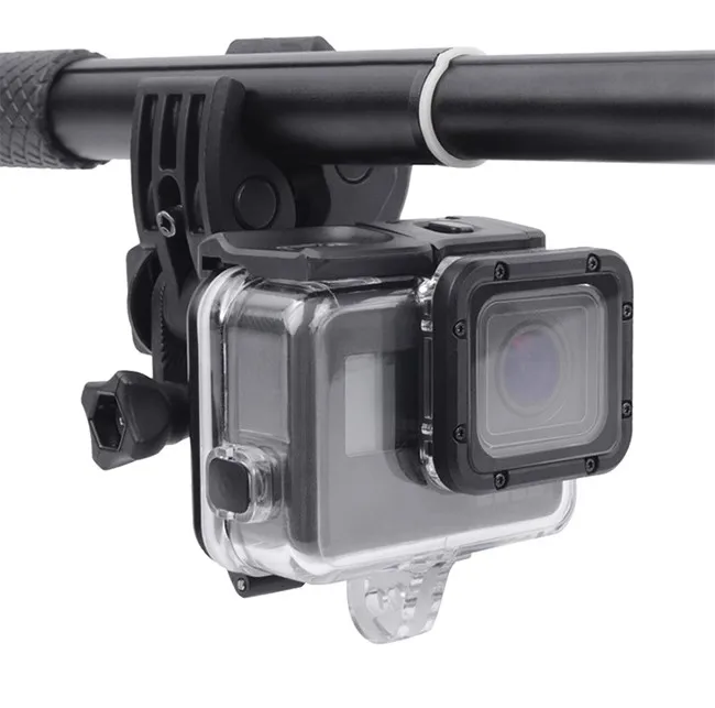 For Gopro 13 Accessories Clamp Gun Rifle Scope Fishing Pole Stabilizer Mount Bracket For Go Pro 5 6 7 4 DJI Osmo Action Camera