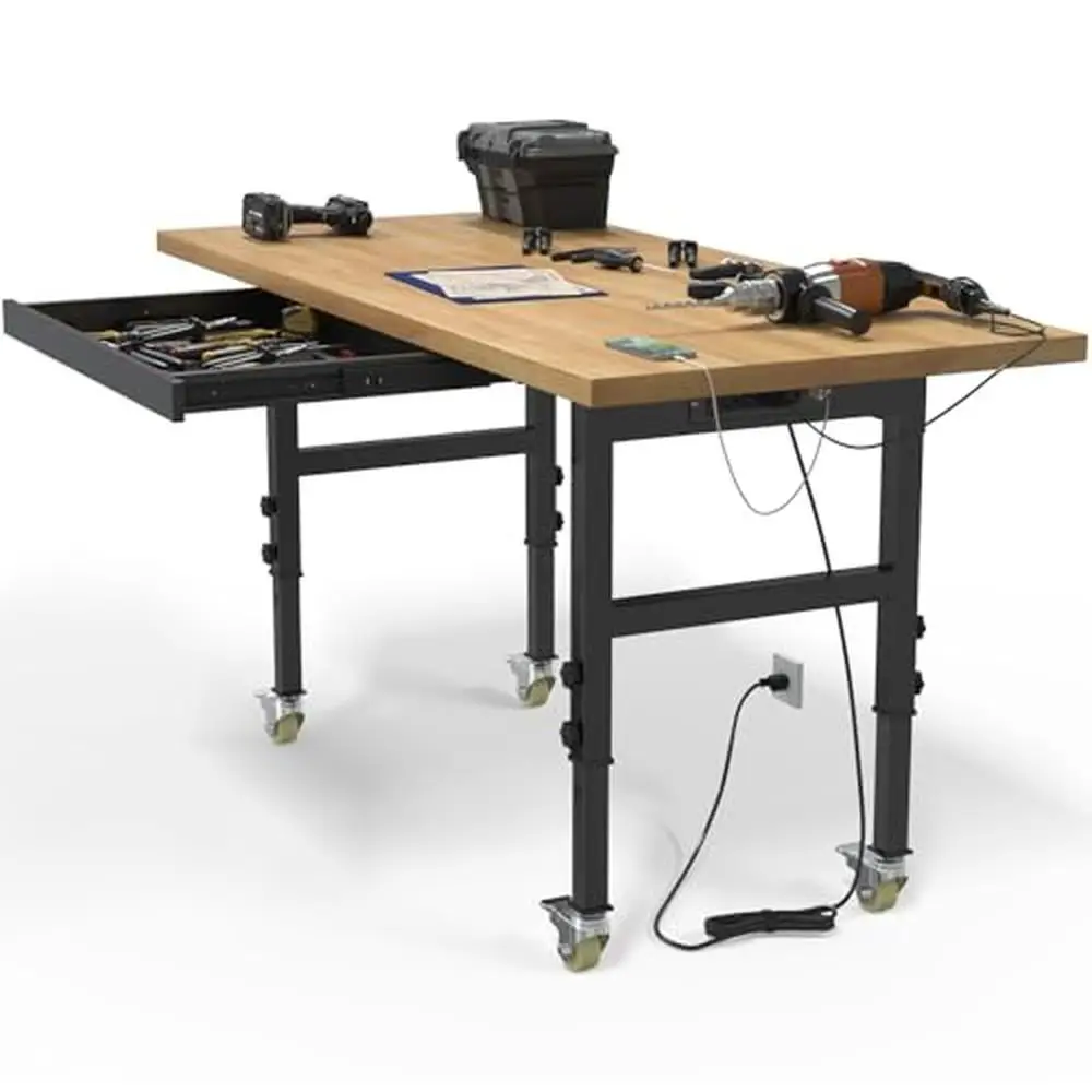 Adjustable Workbench Table 60