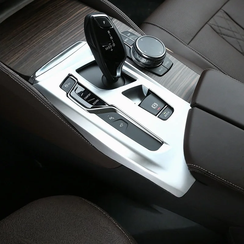 

For BMW 5 Series 530Li 2018-2023 Car Rear Air Vent Trim Gear Shift Console Window Switch Button Frame ABS Chrome Car Accessories