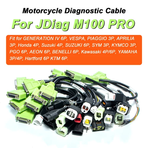 Cable de diagnóstico de motocicleta para herramienta de diagnóstico JDiag M100 PRO, conector de inspección EFI especial para Yamaha Honda Kawasaki Suzuki