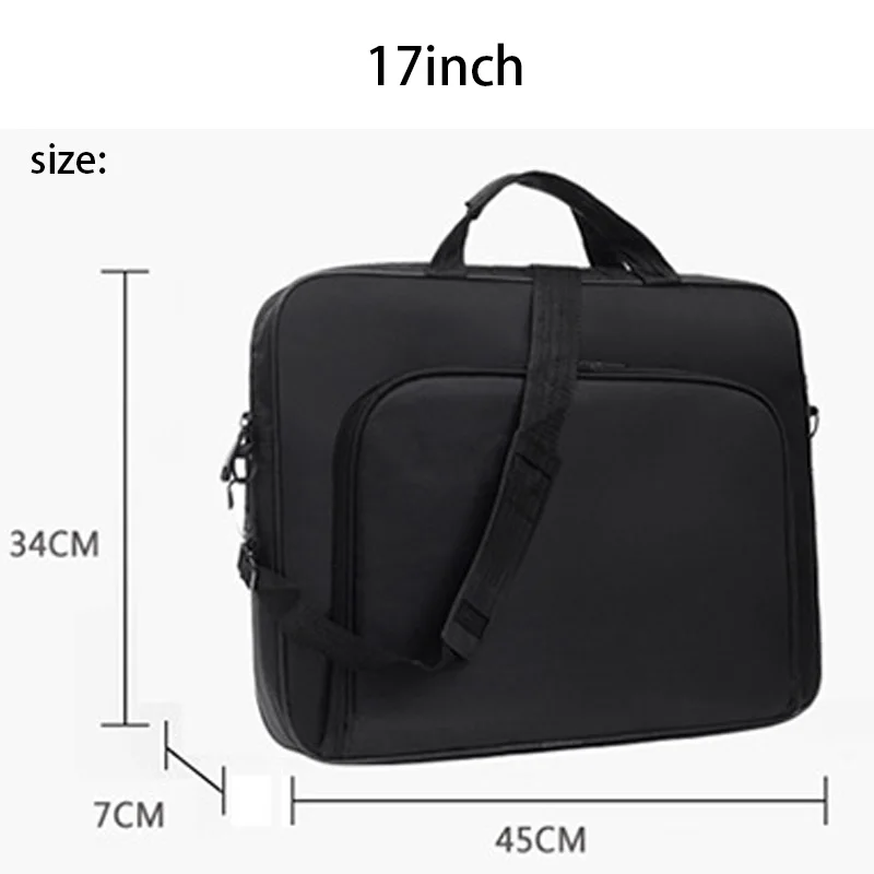 15.6/17inch Business Office Laptop Bag Large Capacity Handheld Shoulder Crossbody Bag for Men Executive Briefcase Hot Sale