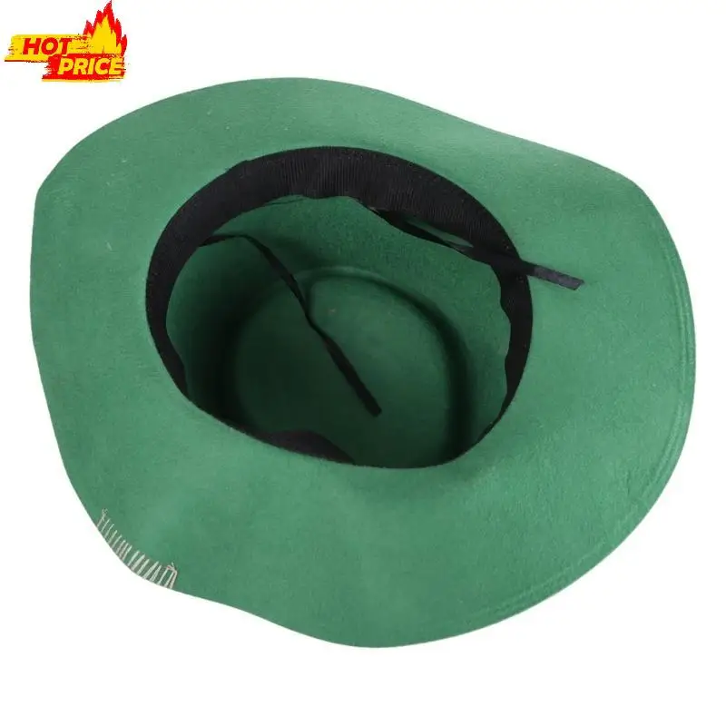 

Шикарная этническая шерстяная фетровая шляпа с декоративными деталями, аксессуары для мальчишника