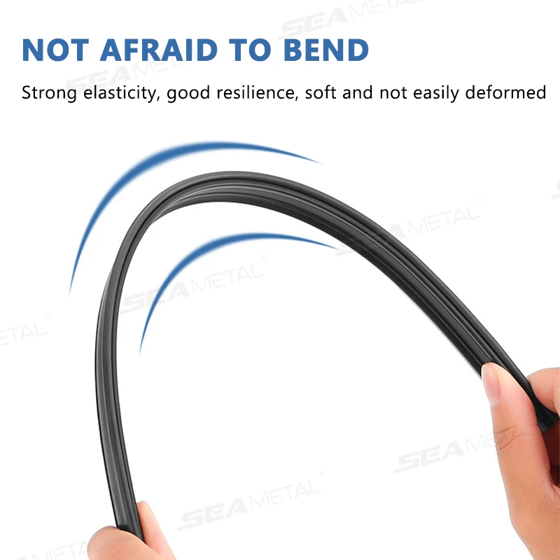 BLALION Universal Car Side Window Wiper Accessories Window Cleaning Tool Rubber Strip For Auto Water Mist Removal Wipers Blade