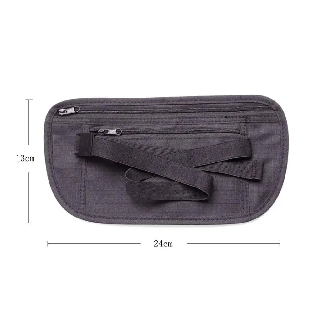 Invisible Travel Waist Packs Pouch for Passport Money Belt Bag Hidden Security Wallet Gift Travel Bag Chest Pack Money Waist Bag