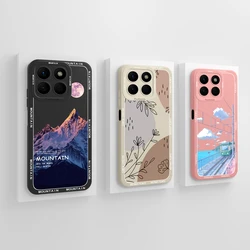 For Huawei Honor X8B Cases Blue Sky Cloud Camera Protection Durable Shockproof Silicone Simple Cover For huawei honor x8b Funda