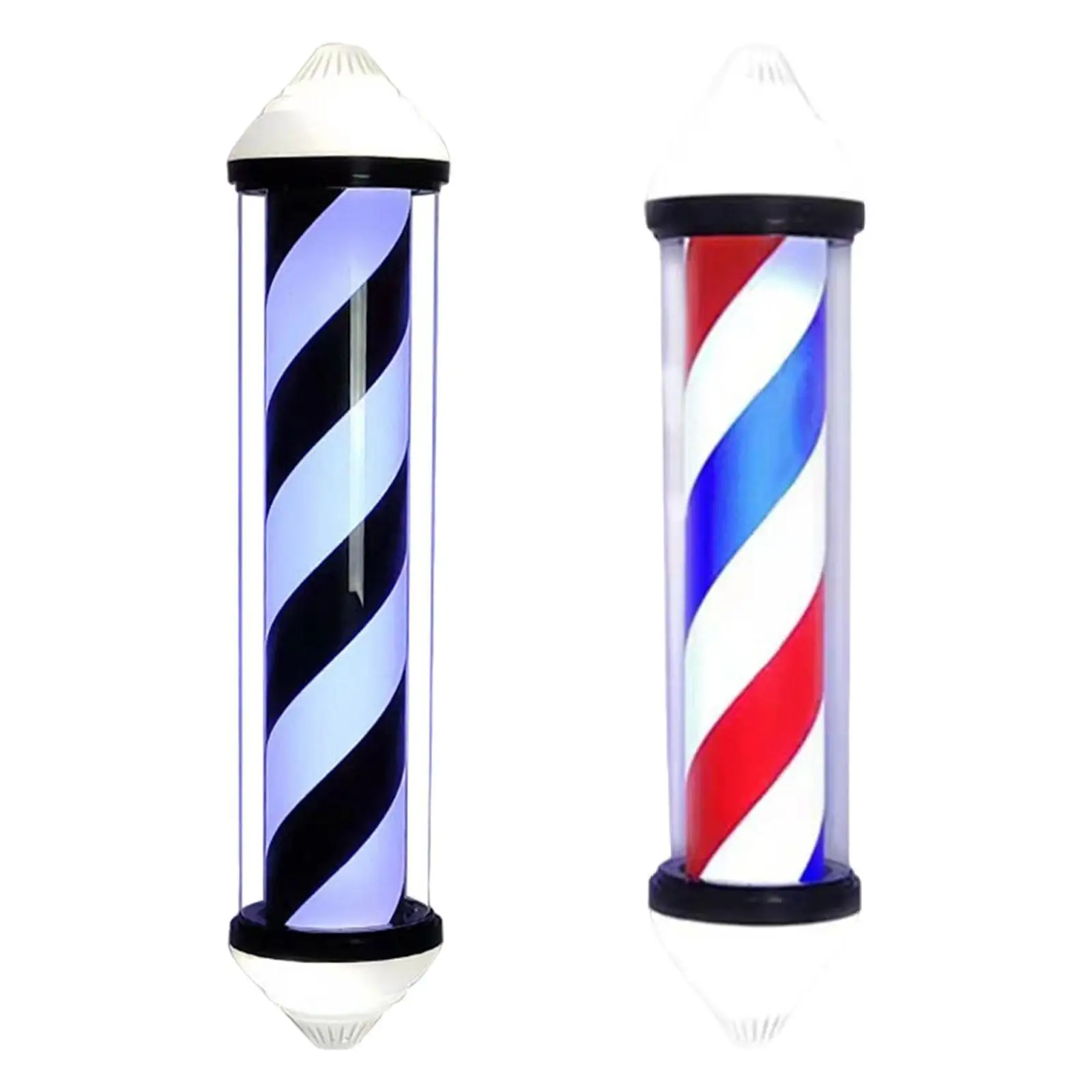 Barber Shop Pole LED Sturdy Barbershop Rotating Light for Hair Salon Outside